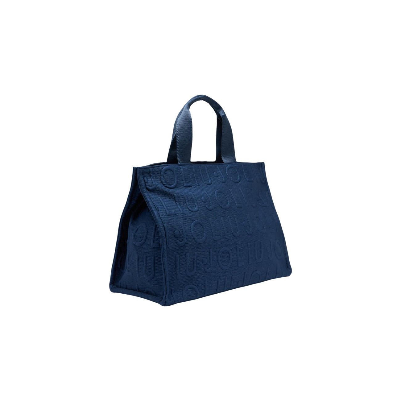 Liu Jo women's bag L TOTE LOGO BUBBLE, blue