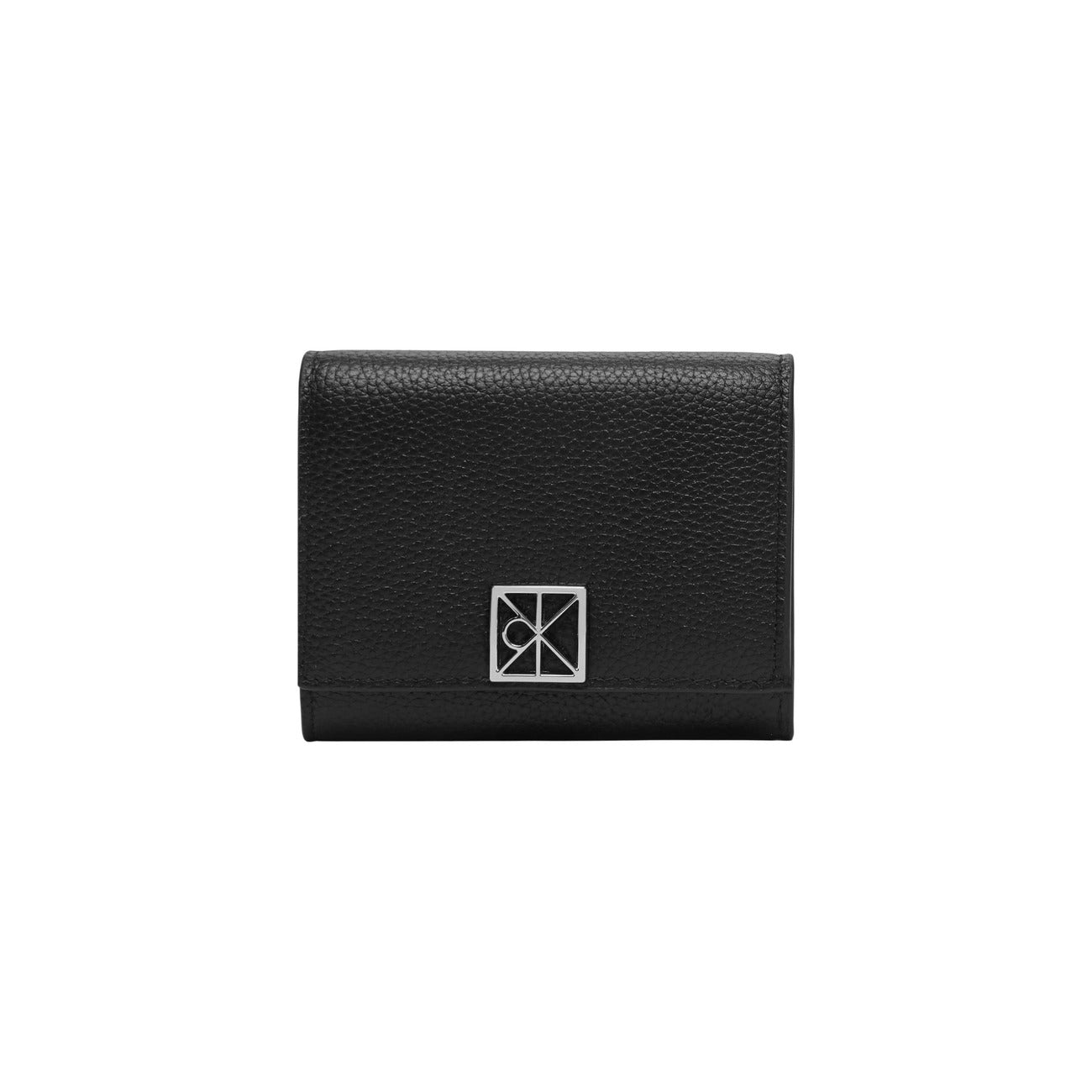 Calvin Klein women's wallet EMBLEM HW PEBBLE TRIFOLD W/ZIP, black
