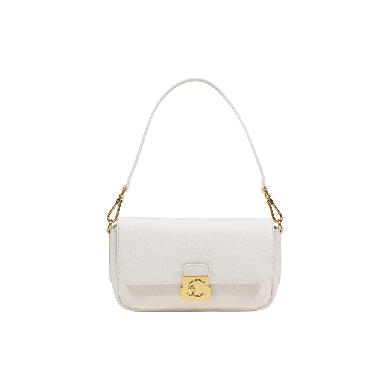 Sac Coccinelle femme C-ME LOCK blanc