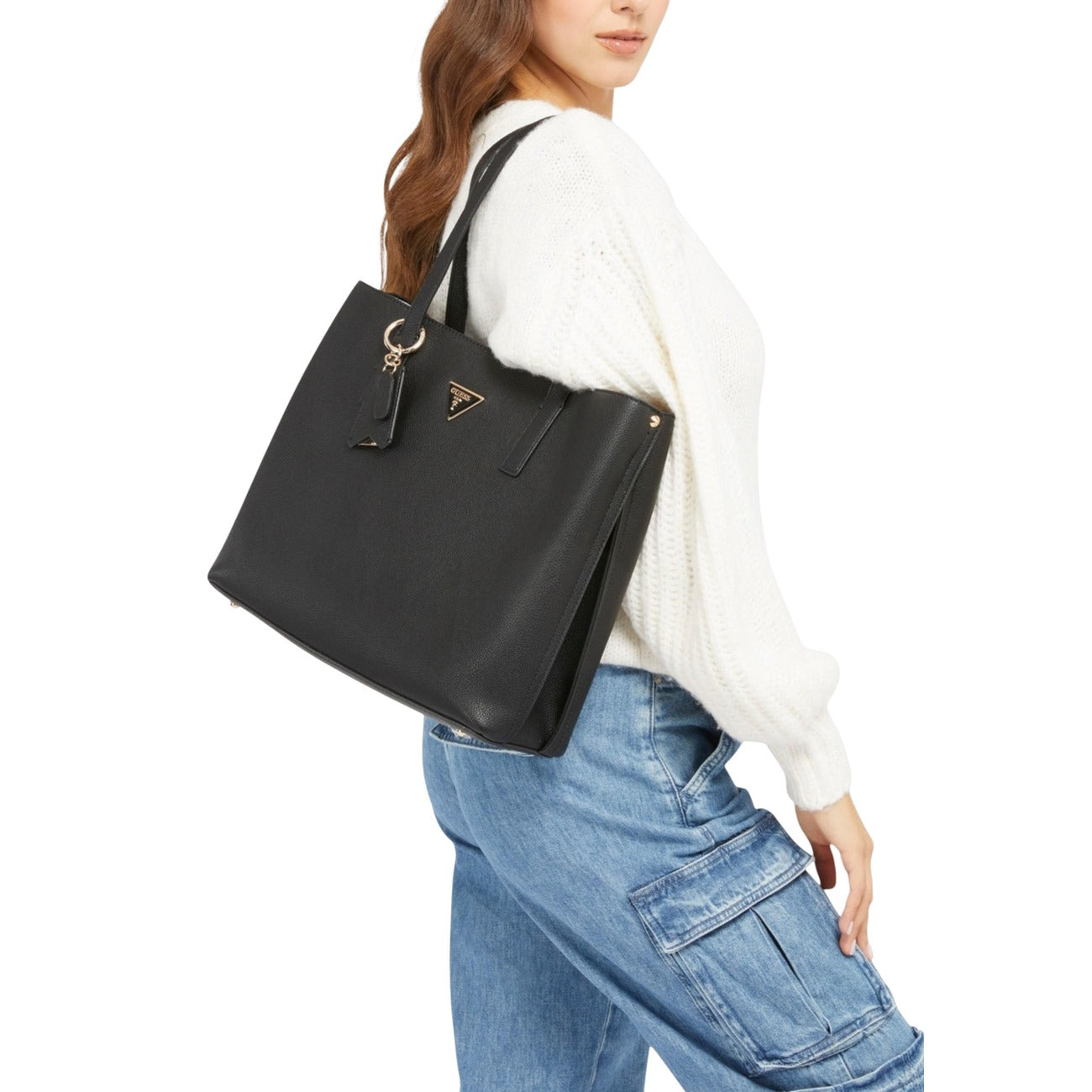 Guess Tasche MERIDIAN II GIRLFRIEND TOTE (schwarz)