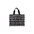 Liu Jo women's bag L TOTE KNITTED LOGO, black