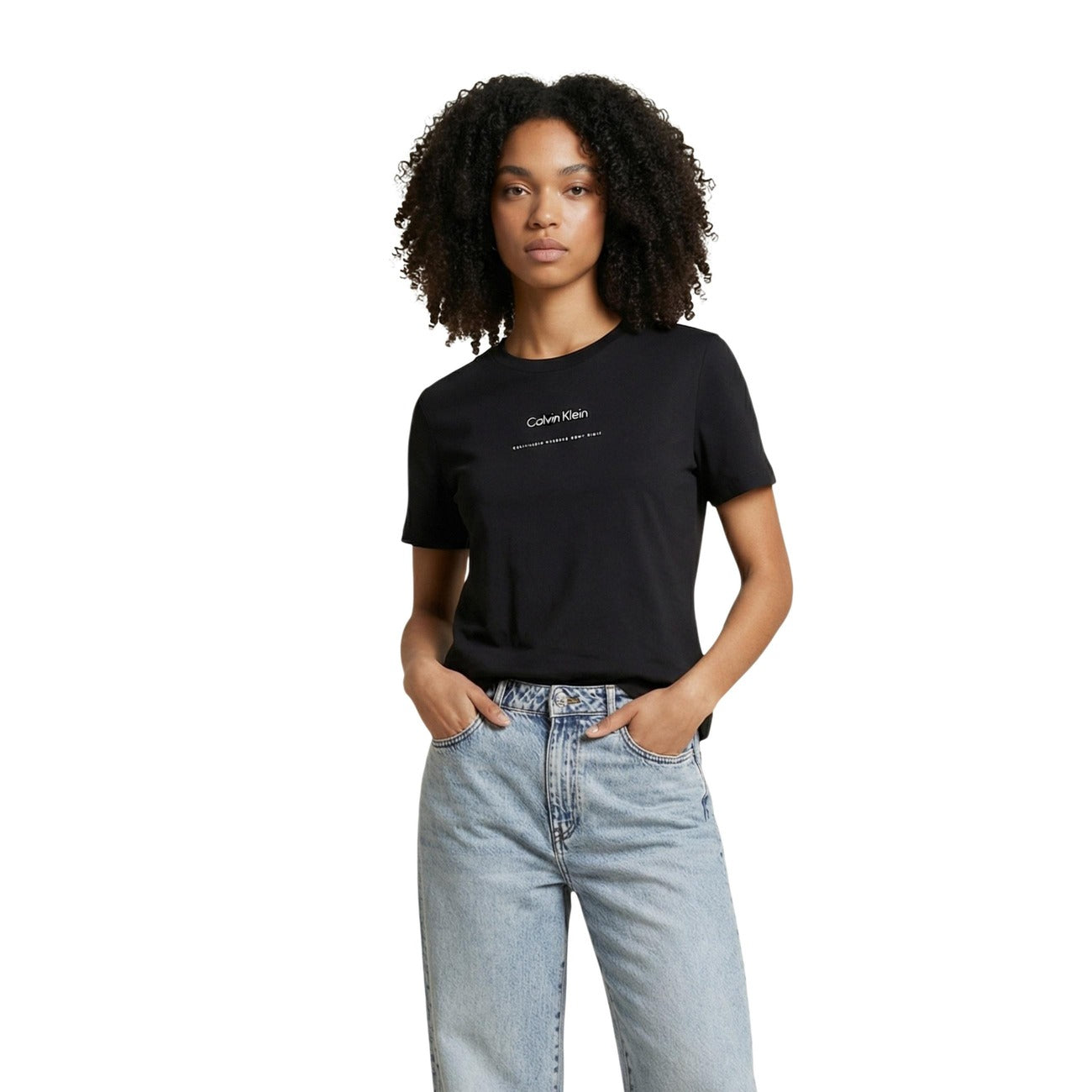 Calvin Klein Jeans T-Shirt Damen – Weiß