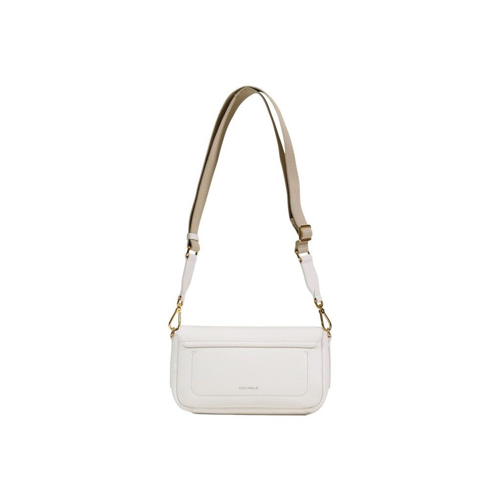 Sac Coccinelle femme C-ME LOCK blanc