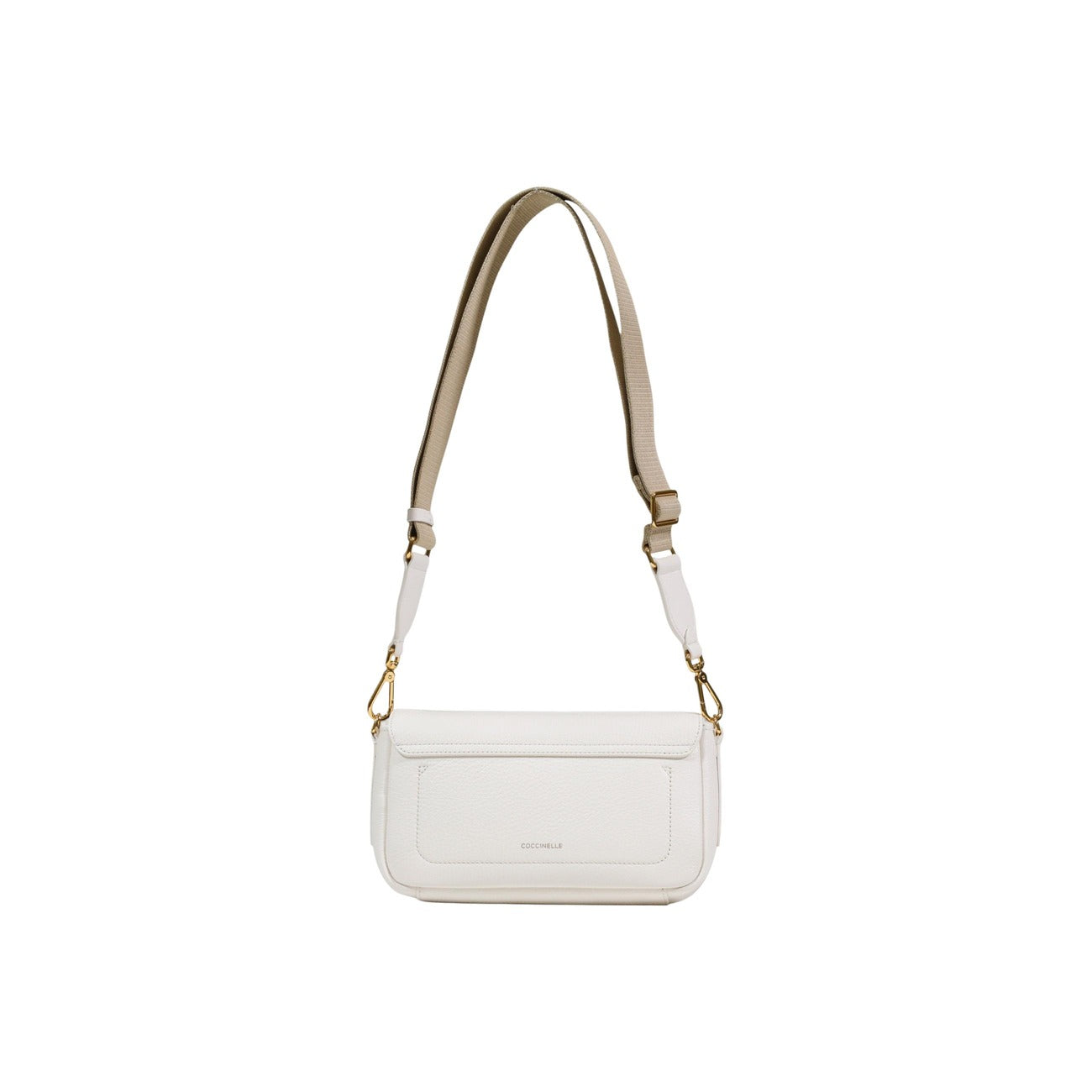 Sac Coccinelle femme C-ME LOCK blanc