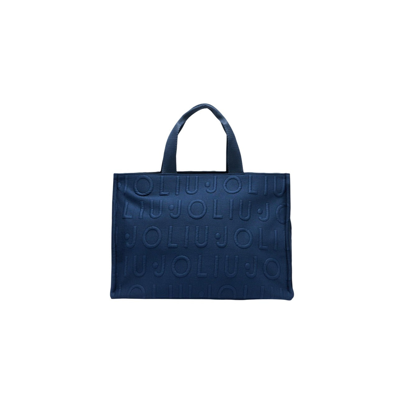 Liu Jo women's bag L TOTE LOGO BUBBLE, blue