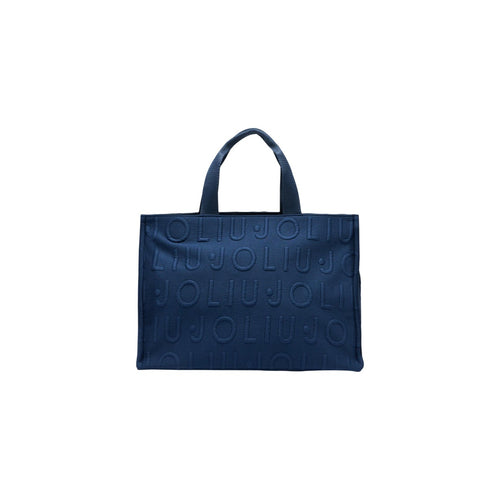 Sac Liu Jo femme L TOTE LOGO BUBBLE bleu
