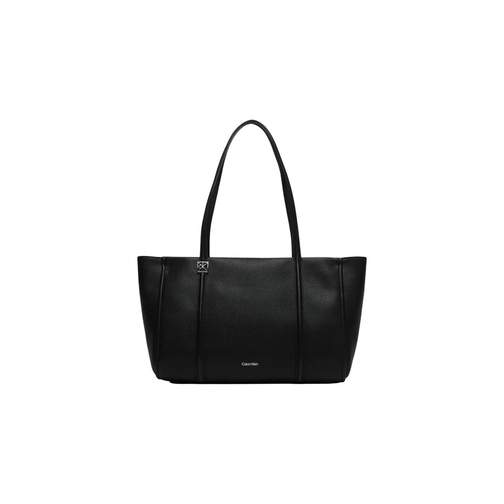 Calvin Klein women's bag EMBLEM HW PEBBLE TOTE, black