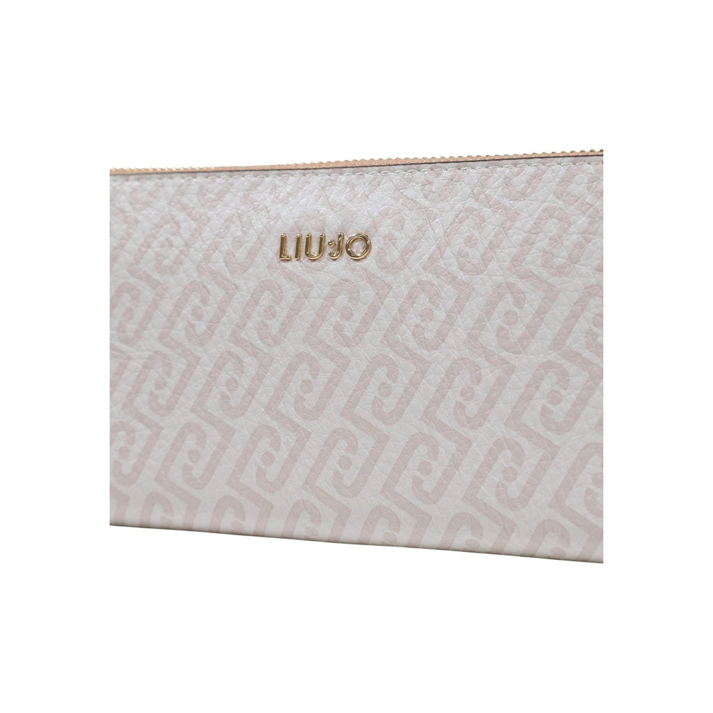 Liu Jo women's wallet XL ZIP AROUND, white