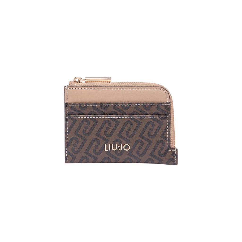 Liu Jo women's wallet S CREDIT CARD CASE, beige