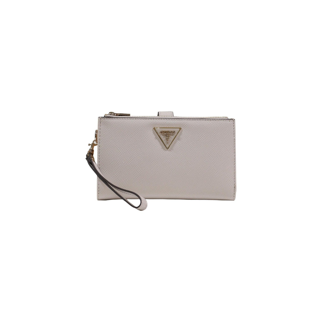 Guess women's wallet LAUREL II SLG DBL ZIP ORGNZR, beige