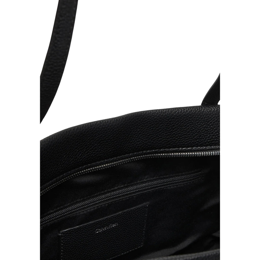 Calvin Klein women's bag EMBLEM HW PEBBLE TOTE, black