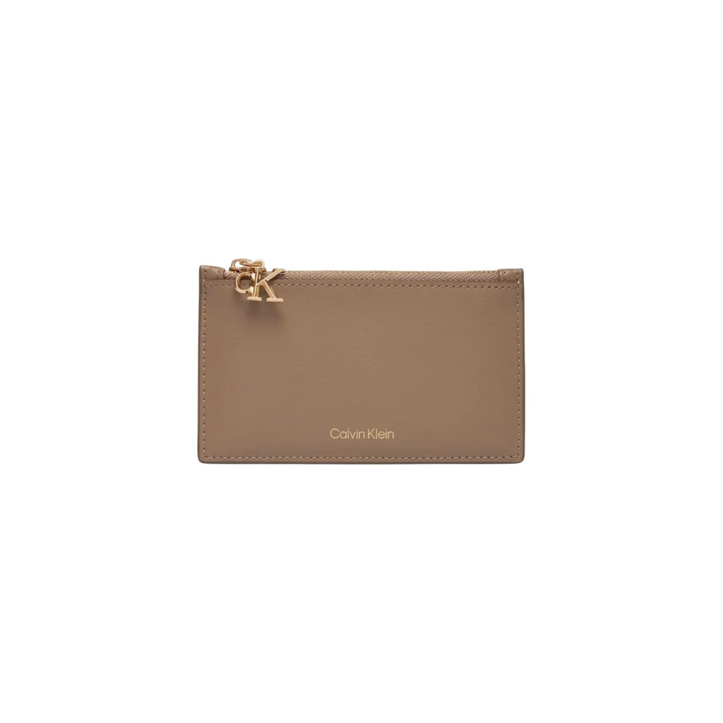 Portefeuille Calvin Klein femme beige