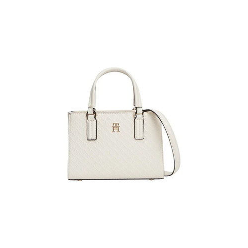 Tommy Hilfiger women's bag TH DAILY MINI TOTE MONO, white