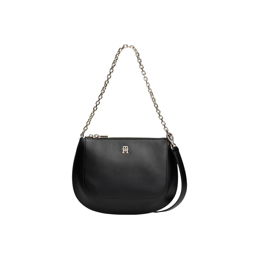 Sac Tommy Hilfiger femme TH GLAM CONV MED CROSSOVER noir