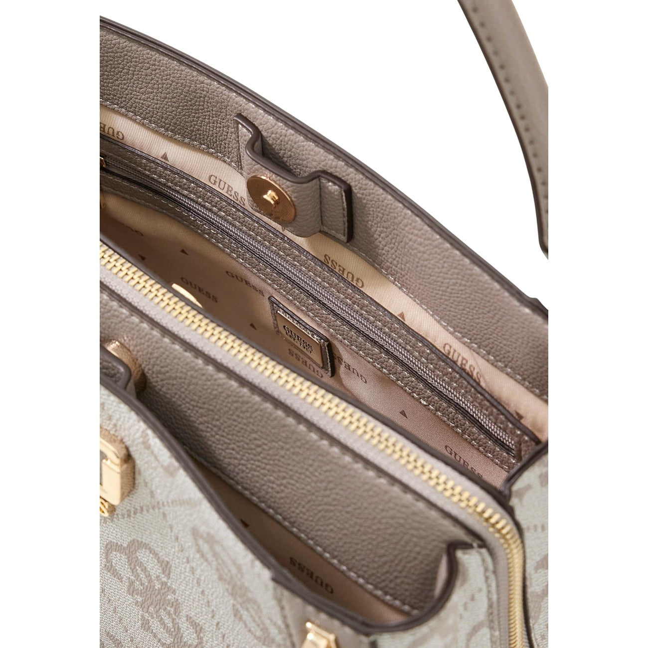 Guess women's bag KARNILLA LOGO GFRIEND SATHEL, beige