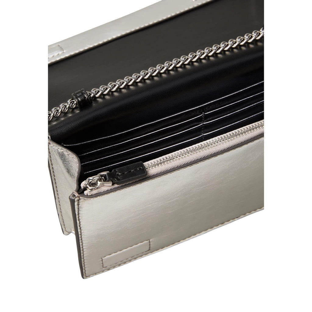 Portefeuille Calvin Klein femme argent