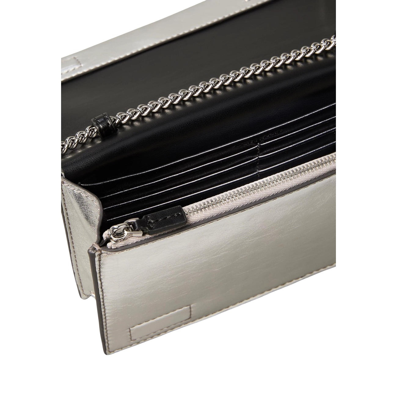 Portefeuille Calvin Klein femme argent