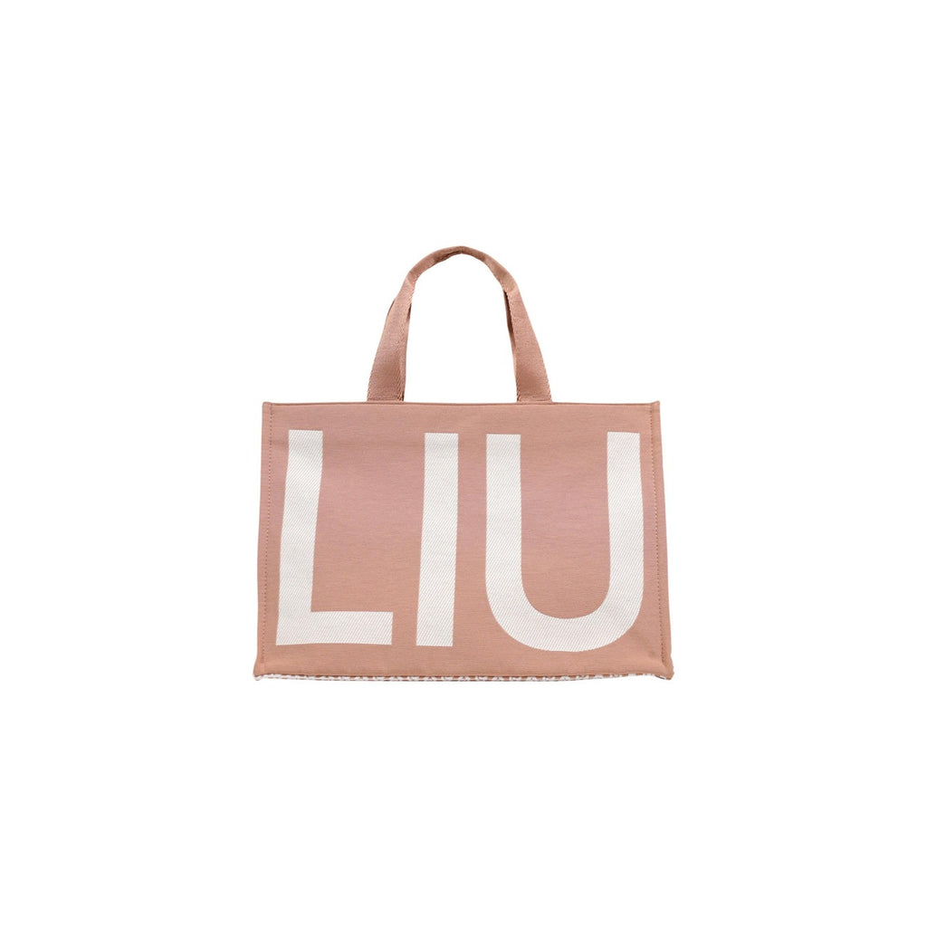 Liu Jo women's bag 2 L TOTE MONOGRAM, pink