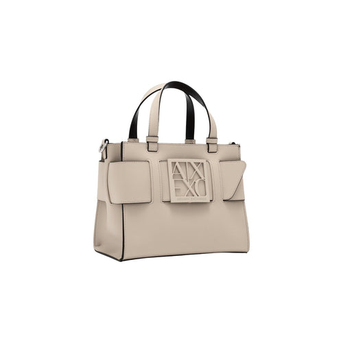 Sac Armani Exchange femme beige