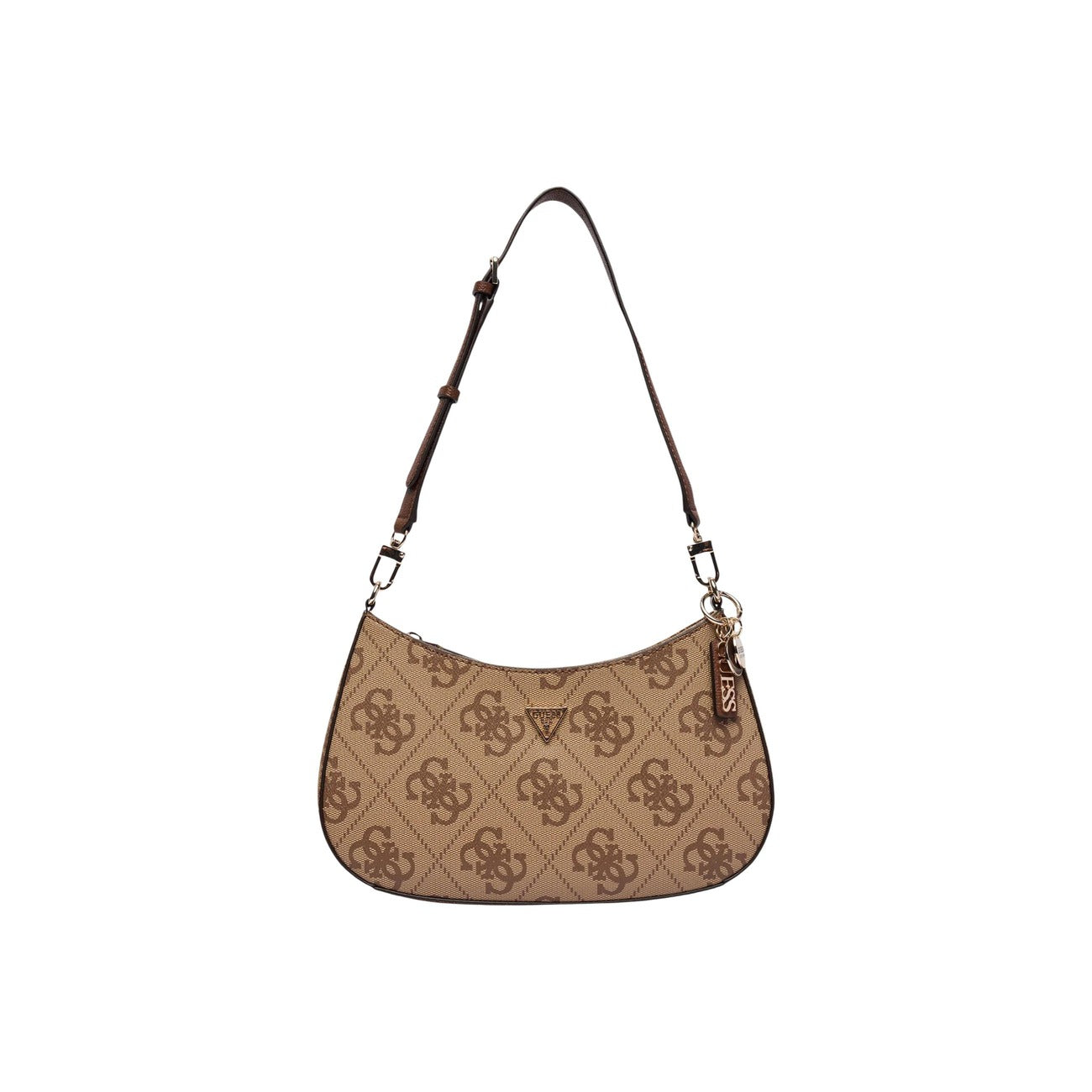 Guess women's bag NOELLE II TOP ZIP SHOULDER BAG, grey
